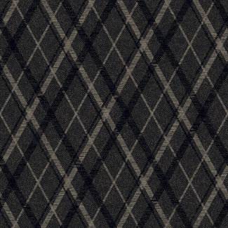 Dutch Wallcoverings Vliesbehang - FC Sauvage ruit zwart - KT10000