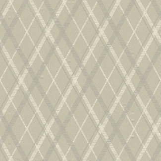 Dutch Wallcoverings Vliesbehang - FC Sauvage ruit beige - KT10017