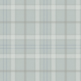 Dutch Wallcoverings Vliesbehang - FC Sauvage ruit lichtblauw - KT10222