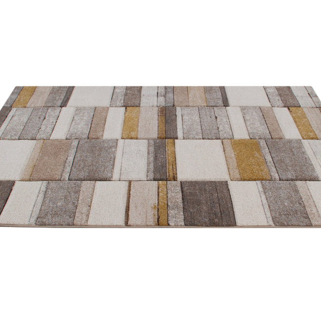 Dutch Living ABC Vloerkleed Ray E Grijs Beige 230x160cm 29996