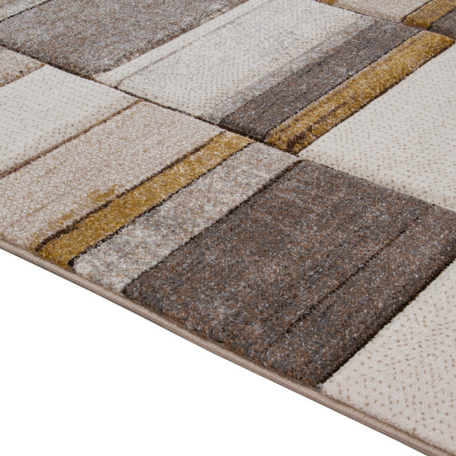 Dutch Living ABC Vloerkleed Ray E Grijs Beige 230x160cm 29996