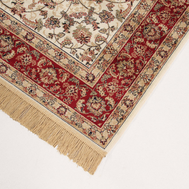 Dutch Living ABC Vloerkleed Farshian Hereke Ivoor/Rood 230x160cm 20851