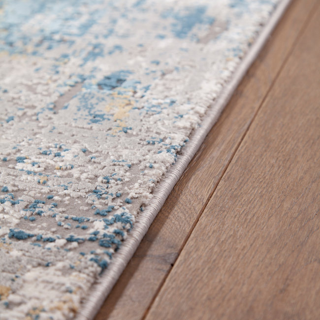 Dutch Living ABC Vloerkleed Kennedy Donkergrijs/Beige 230x160cm 29090