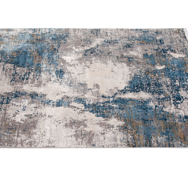 Dutch Living ABC Vloerkleed Kennedy Donkergrijs/Beige 230x160cm 29090