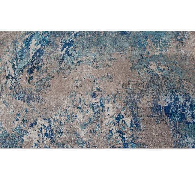 Dutch Living ABC Vloerkleed Soho 3 Ecru/Blue 160x230cm 33670