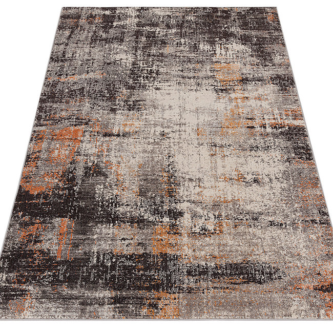 Dutch Living ABC Vloerkleed Soho 4 Ecru/Bruin 160x230cm 33673