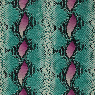 Dutch Wallcoverings FC Jungle Club Mamushi 40-Teal