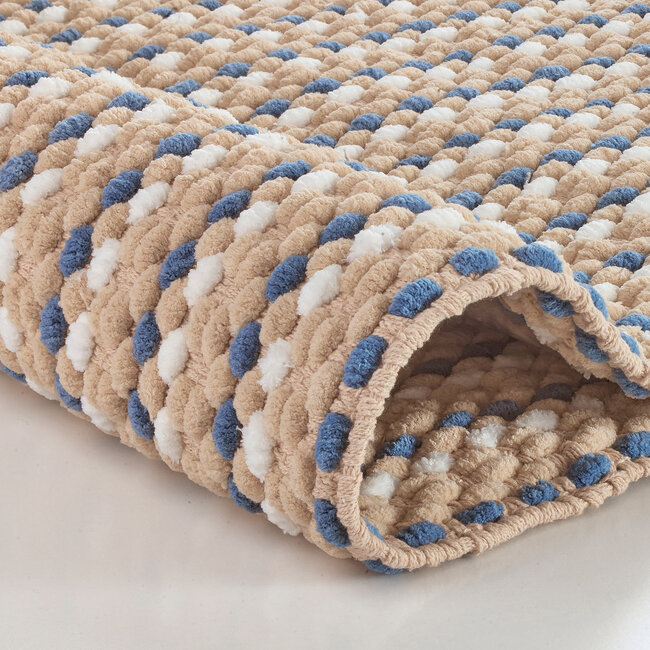 Kleine Wolke Badmat Loop Beige