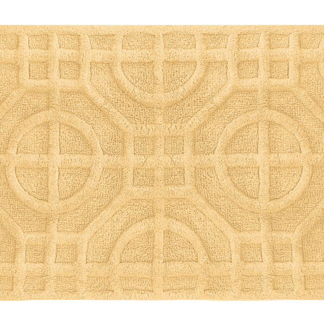 Kleine Wolke Badmat Mosaic Geel