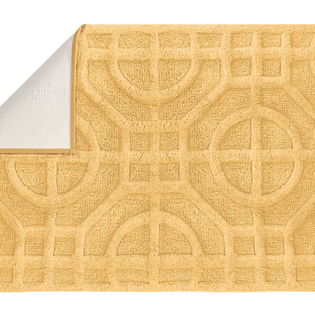 Kleine Wolke Badmat Mosaic Geel