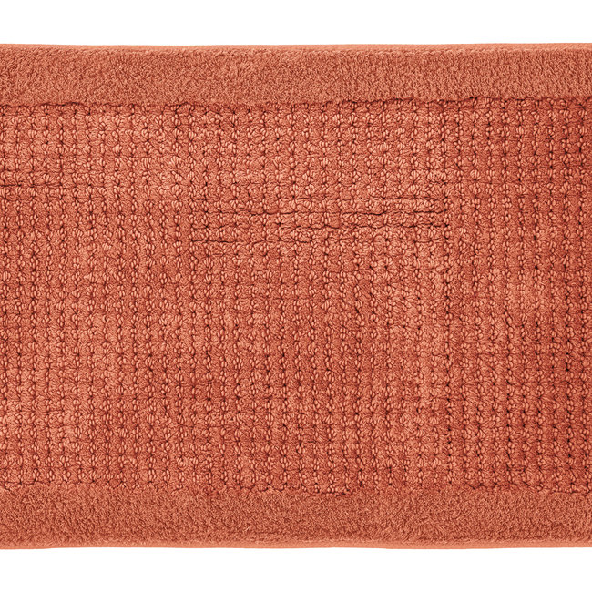 Kleine Wolke Badmat Net Terracotta 80x140