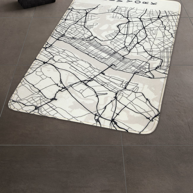 Kleine Wolke Badmat New York Oester