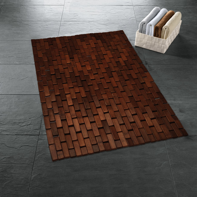 Kleine Wolke Badmat Palito Bruin