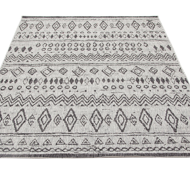 Dutch Living ABC Vloerkleed  Ethno 1 Grey 160x230cm