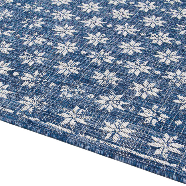 Dutch Living ABC Vloerkleed  Marine 3 Blue 160x230cm