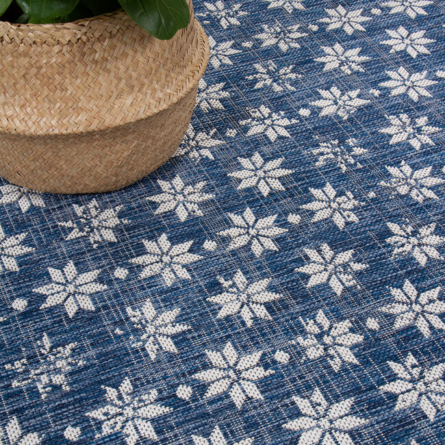 Dutch Living ABC Vloerkleed  Marine 3 Blue 160x230cm