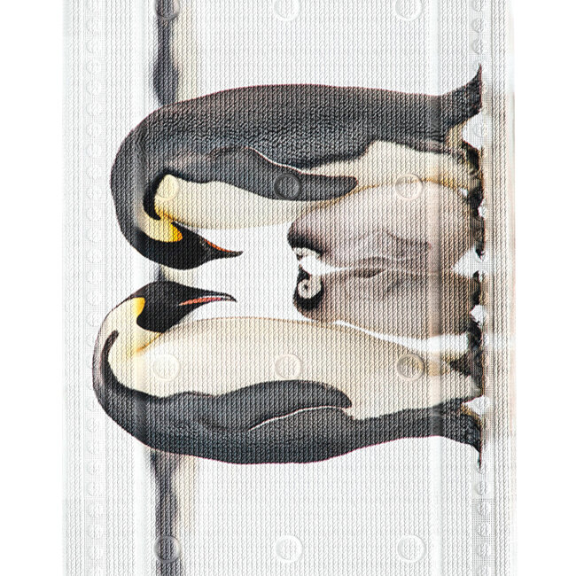 Kleine Wolke Badinleg Jacksons wit/zwart 36x92cm