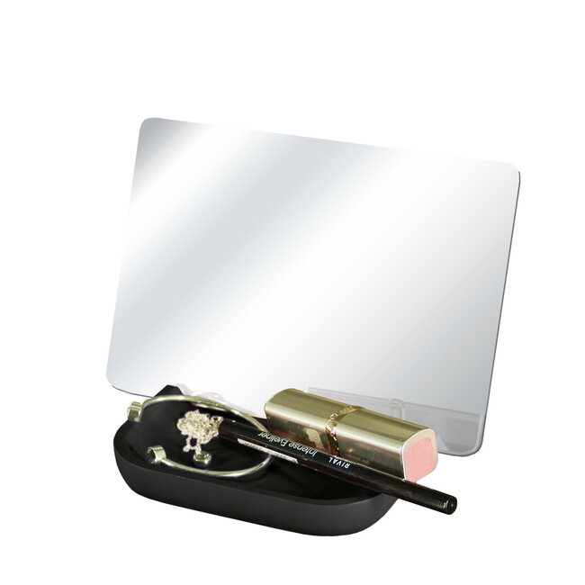 Kleine Wolke Spiegel Tray Mirror zwart