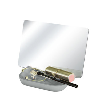 Kleine Wolke Spiegel Tray Mirror platinum