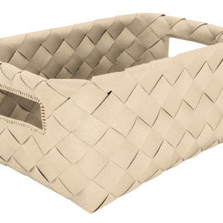 Kleine Wolke Opbergmand Aspera beige M