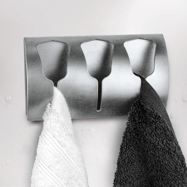 Kleine Wolke Triple Tulip Hooks chroom