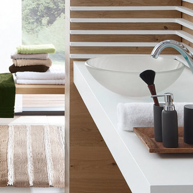 Kleine Wolke Badmat Phoenix Taupe