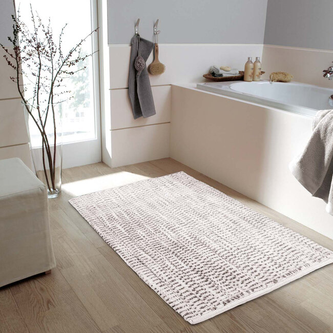 Kleine Wolke Badmat Sway Platinumgrijs