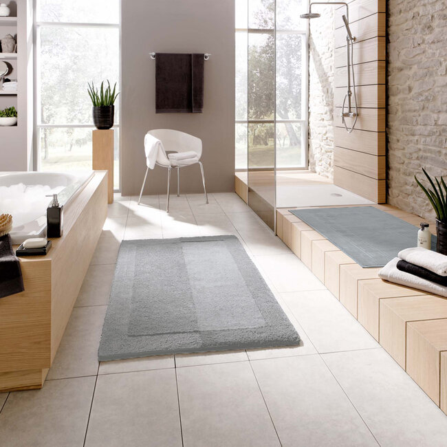 Kleine Wolke Badmat Havanna Zilvergrijs