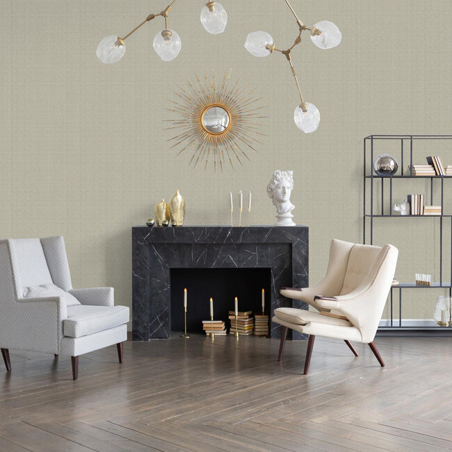 Dutch Wallcoverings Duch Wallcoverings - Grace Tweed plain green - vliesbehang - 10m x 53cm - GR322606