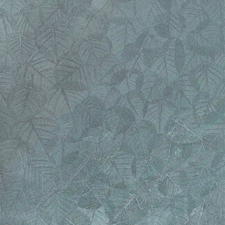 Dutch Wallcoverings Dutch Wallcoverings - Botanique- Leaves blauwgroen - M698-01