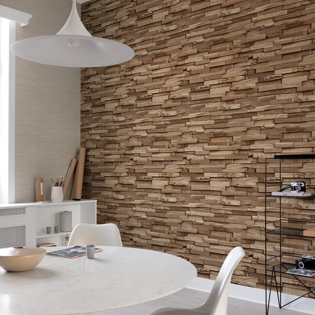 Dutch Wallcoverings Dutch Wallcoverings - Ciara- Colorado bruin - vliesbehang - 10m x 53cm - A64001