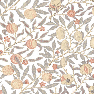 Dutch Wallcoverings Zelfklevend behang - NextWall Peel & Stick Pomegranate Grey/Melon - NW48003