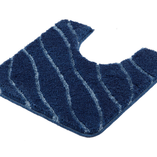 Kleine Wolke Toiletmat Tram mare (blauw), 55x55cm