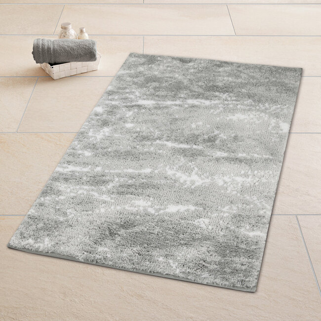 Kleine Wolke Badmat Nevoa Silvergrey (grijs), 60x 90 cm