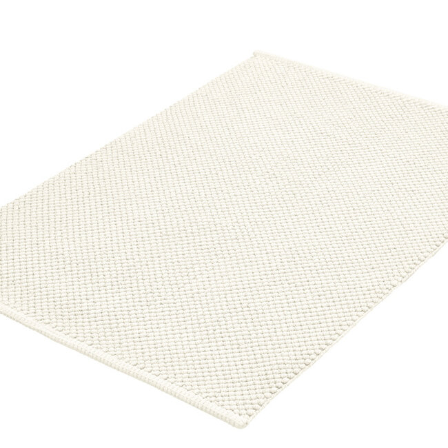 Kleine Wolke Badmat Punto White (wit), 60x 90 cm
