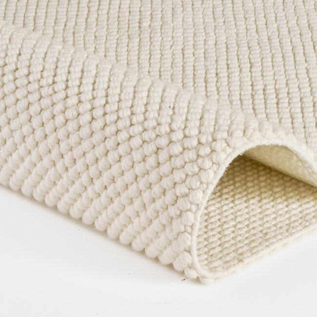 Kleine Wolke Badmat Punto White (wit), 70x120 cm
