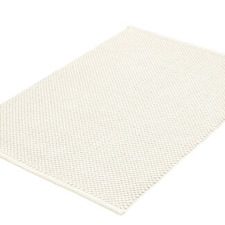 Kleine Wolke Badmat Punto White (wit), 70x120 cm