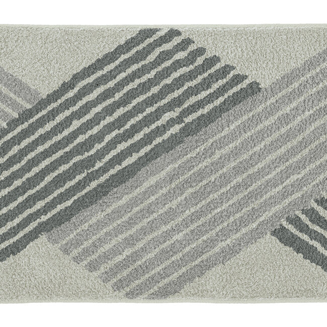 Kleine Wolke Badmat Cross Anthracite (grijs), 55x 65 cm