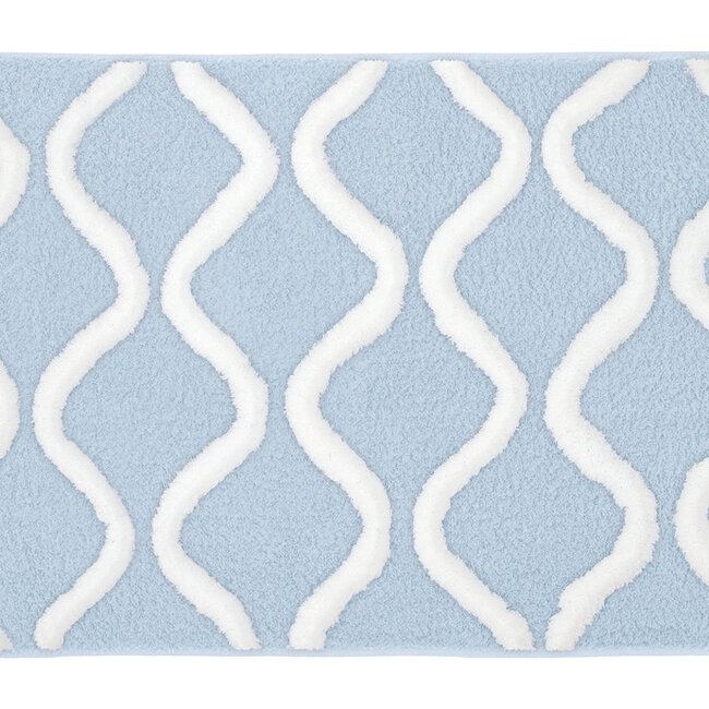 Kleine Wolke Badmat Piana Steelblue (blauw), 70x120 cm