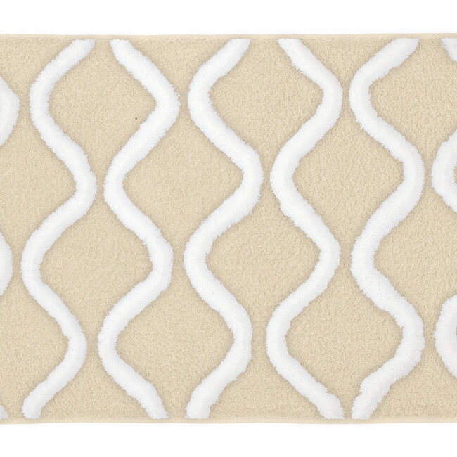 Kleine Wolke Badmat Piana Sandbeige (beige), 60x 90 cm