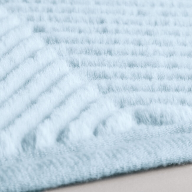 Kleine Wolke Badmat Zigzag Bright Blue (blauw), 60x 90 cm