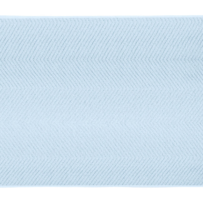Kleine Wolke Badmat Zigzag Bright Blue (blauw), 70x120 cm