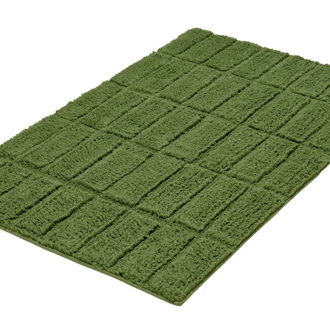 Kleine Wolke Badmat Tiles Forest (groen), 60x100 cm