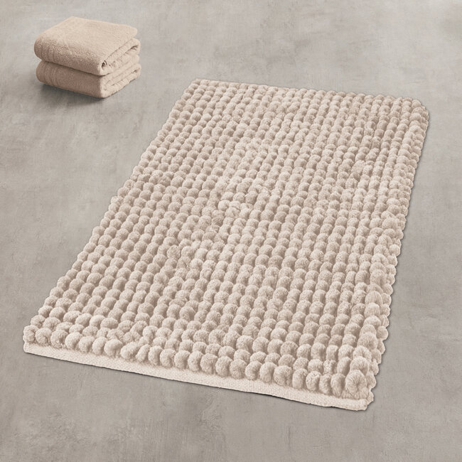 Kleine Wolke Badmat Celine Bast (beige), 60x100 cm