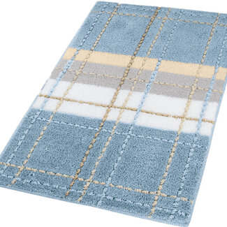 Kleine Wolke Badmat Kara Steelblue (blauw), 70x120 cm