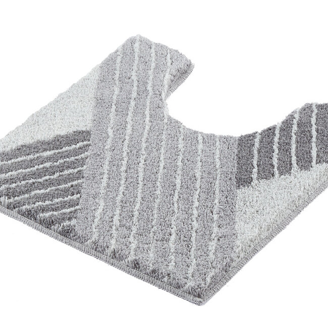 Kleine Wolke Toiletmat Cross Anthracite (grijs), 55x 55 cm