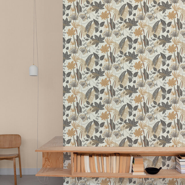 Dutch Wallcoverings Dutch Wallcoverings - Arcadia- Loma beige - Vliesbehang - 10m x 53cm - A70701