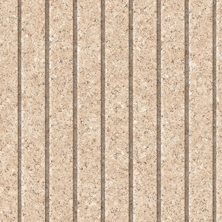 Dutch Wallcoverings Dutch Wallcoverings - Brut- streep/kurk beige - M753-07