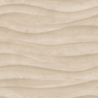 Dutch Wallcoverings Dutch Wallcoverings - Brut- hout horizontaal beige 106cm - M755-87D