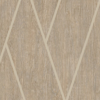 Dutch Wallcoverings Dutch Wallcoverings - Brut- hout/visgraat lichtbruin - M757-08